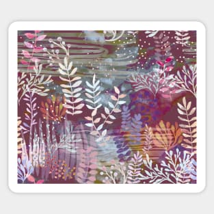 Ocean Song Pink Purple Amethyst Sticker